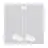 Emibig Suspension Luminaire Boom Acier Blanc | Convient pour 4x G9 - Max 8W